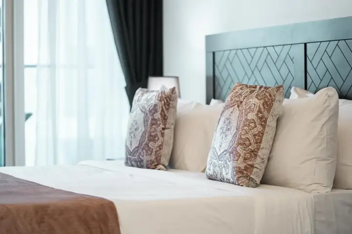 Дубай: Design apartment with stunning view of Palm Island