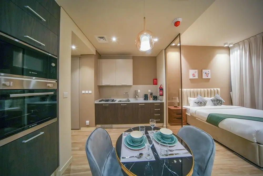 Дубай: JVC Studio park view fully equipped - 360 vacation