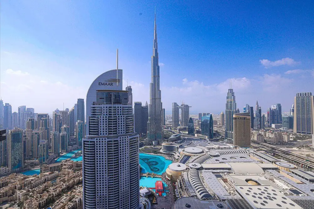 Дубай: Full Burj Khalifa View Mall Access 3 Brm