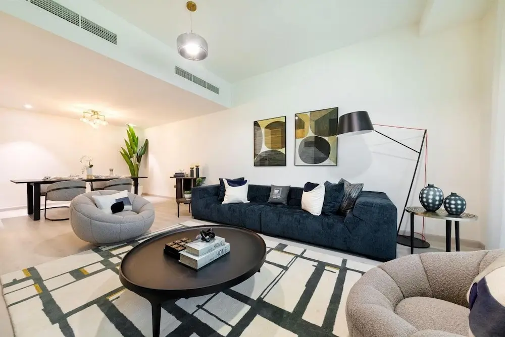 Дубай: Stylish 2BR Close to Dubai Future Museum Difc