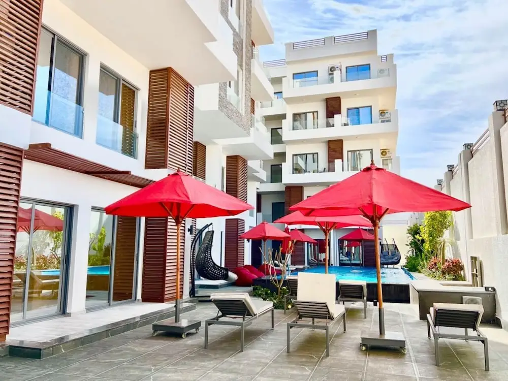 Хургада: Bali Themed Luxury Spacious 3 Bed Balcony Pool Gym