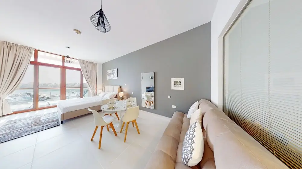 Дубай: Tanin - Glowing Studio With Sea View Near Burj Al Arab