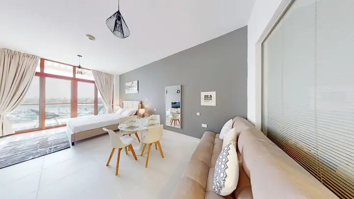 Дубай: Tanin - Glowing Studio With Sea View Near Burj Al Arab