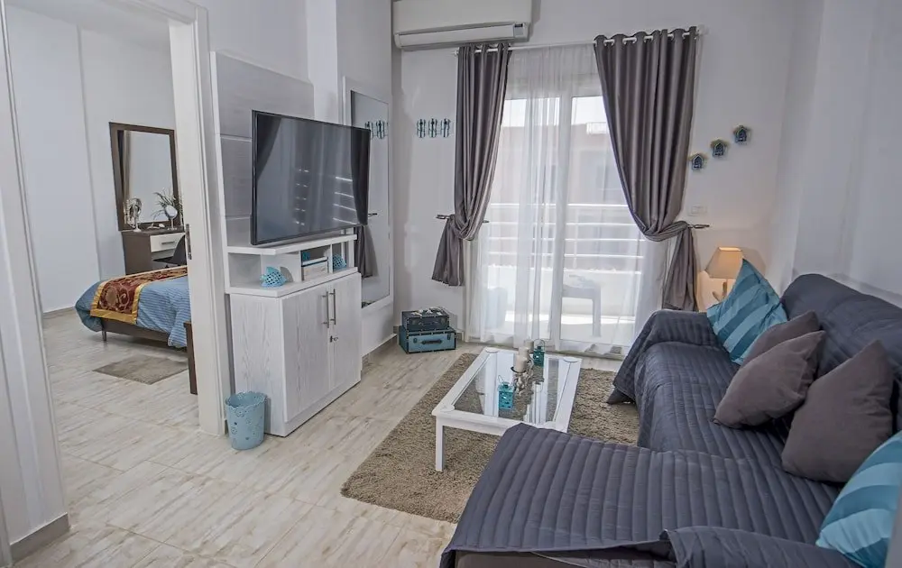 Эль-Гуна: Luxury One Bedroom Apartment in Aqua Palms Resort