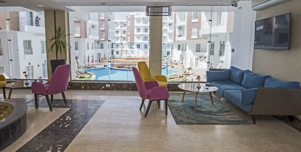 Эль-Гуна: Luxury One Bedroom Apartment in Aqua Palms Resort