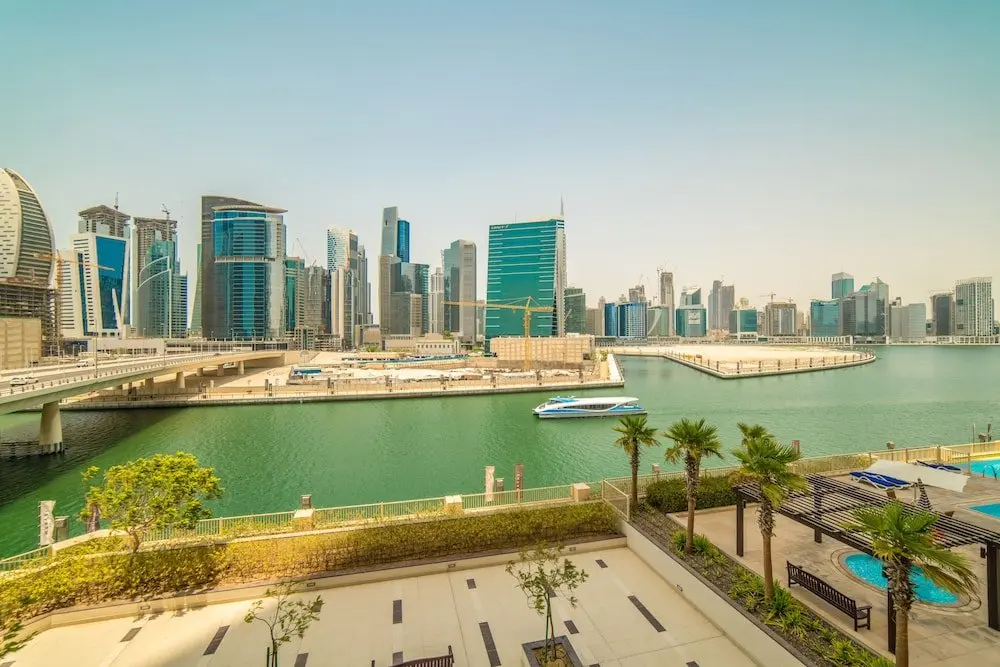 Дубай: Bnbme - Churchill Towers 1 Bedroom Canal View
