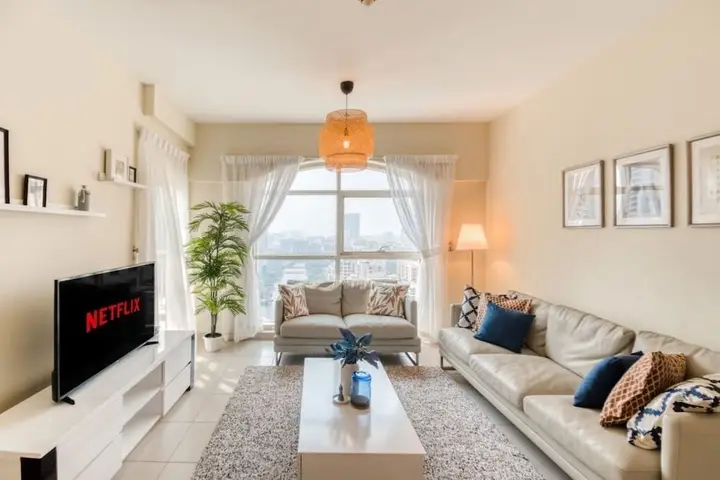Дубай: Relaxing, Chic Apartment in The Views