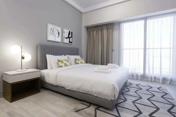 Дубай: Pool & Gym Great Neighbourhood Brand New Flat 4923