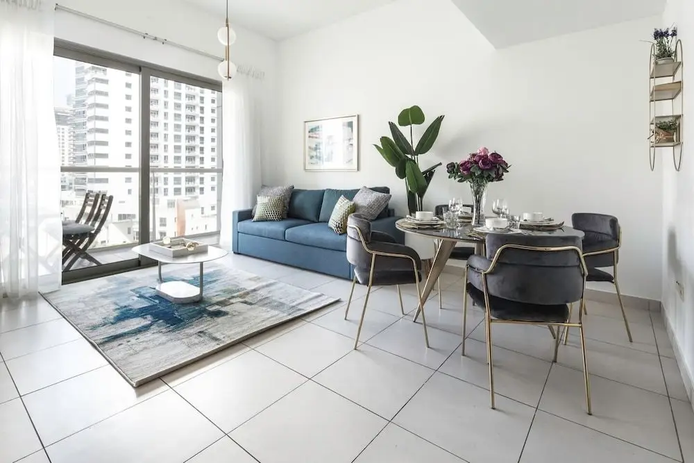 Дубай: Elegantly Modern 1BR With Lovely Marina Views!