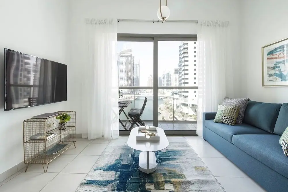 Дубай: Elegantly Modern 1BR With Lovely Marina Views!