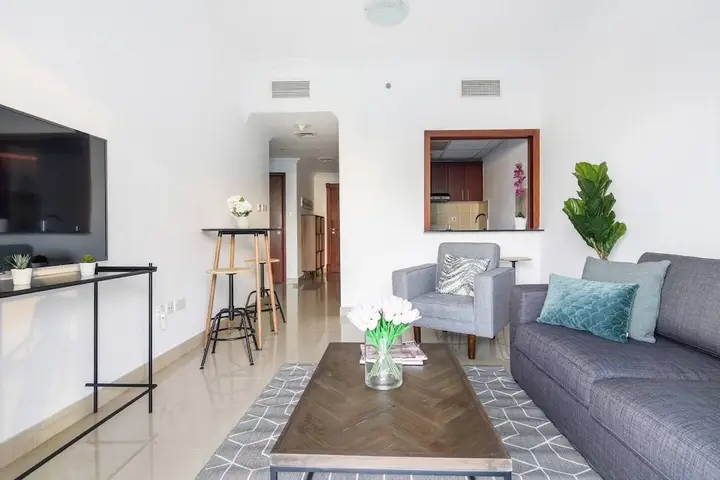 Дубай: Modern 1BR w/ Gorgeous Marina Views! Sleeps 4