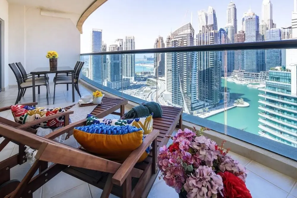 Дубай: Modern 1BR w/ Gorgeous Marina Views! Sleeps 3