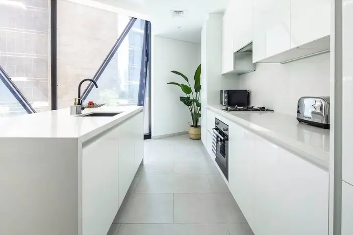 Дубай: Modern + Minimalist 1BR in Burj Khalifa Boulevard!