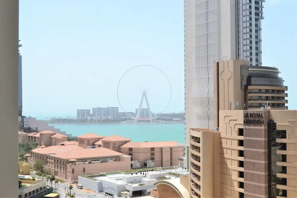 Дубай: Sea view furnished STUDIO with balcony in Marina - JMI