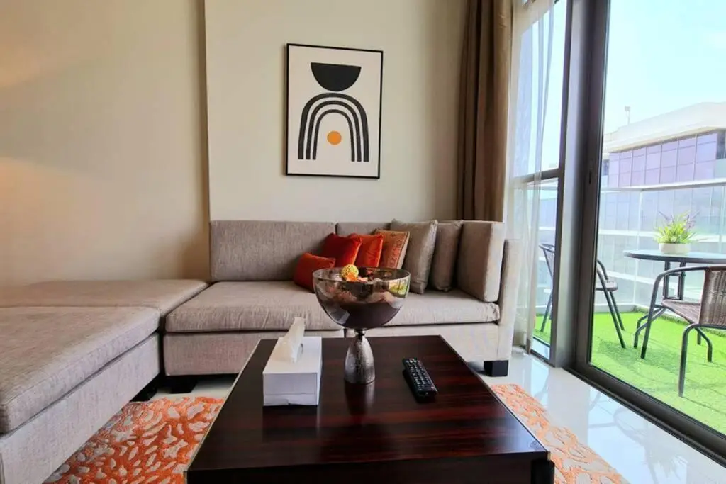 Дубай: Апартаменты Stunning 1 BR Golf Views Damac Hills