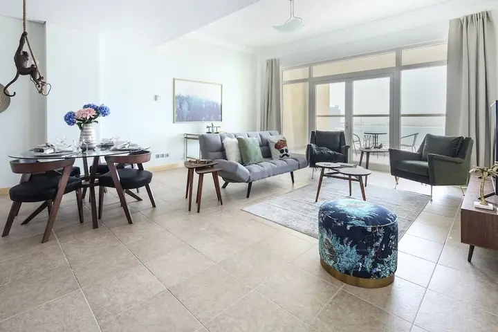 Дубай: Sleek And Elegant 1BR on The Palm!