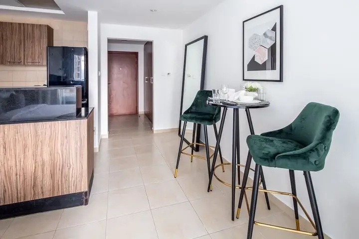 Дубай: Modern Rustic Studio Apartment in Downtown Dubai