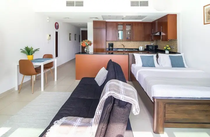 Дубай: Spacious Studio in new 8 Boulevard Walk!