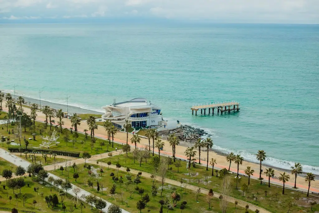 Батуми: Апартаменты VIP Beach Front Sea View Studio