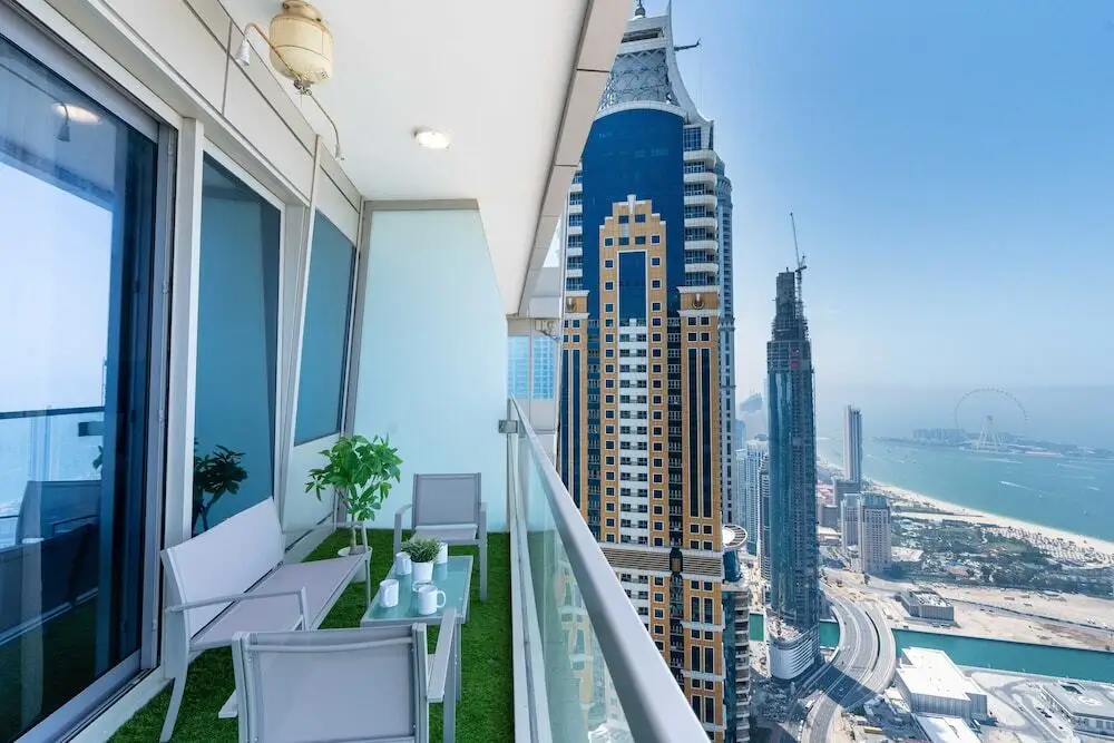 Дубай: SuperHost - Incredible Full Sea and Dubai Eye View in Marina