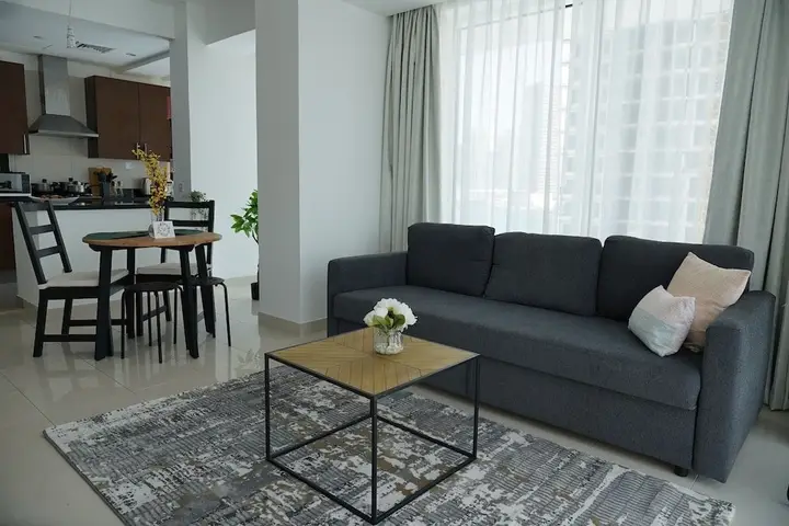 Дубай: SuperHost- Next to Dubai Canal | Elegant 1 BR | Business Bay