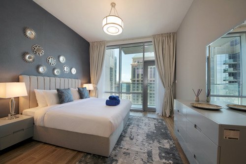Дубай: Luxuary One Bedroom in Habtoor City
