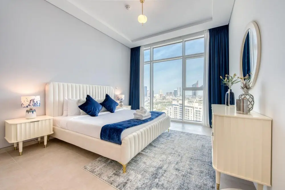 Дубай: Urban 1BR w Golf Course Views