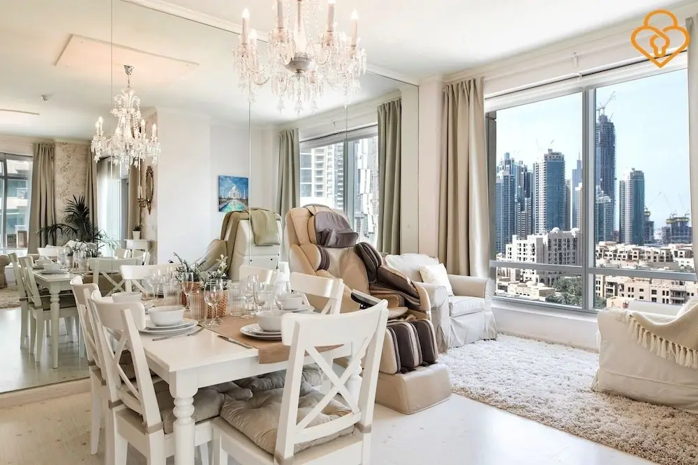 Дубай: Dubai Burj Views 2 A Bed