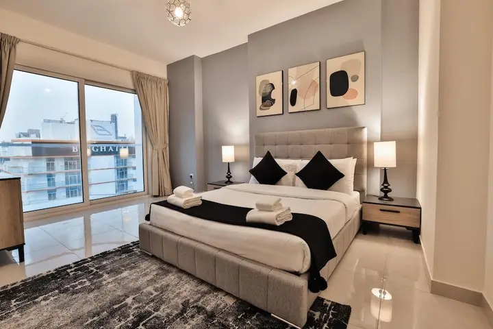 Дубай: Luxe 1Bed Apt - Balcony & View