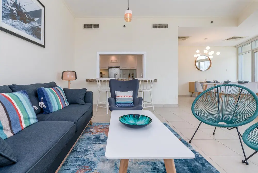 Дубай: Lux BnB 2BD Amazing Burj View