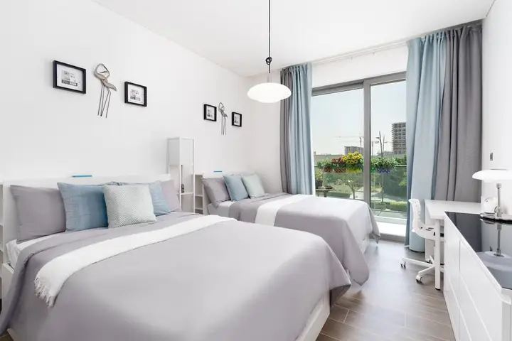 Дубай: SuperHost - Dazzling Apartment With Balcony In Sobha Hartland
