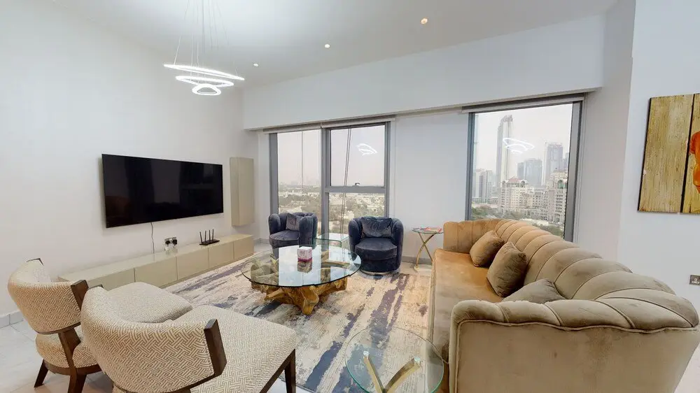 Дубай: SuperHost- Vibrant 1 BR with Panoramic View in DIFC