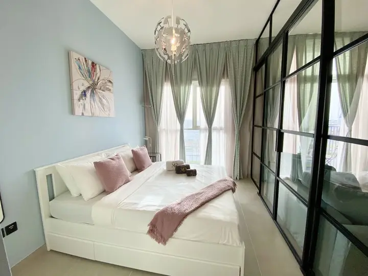 Дубай: Апартаменты Marco Polo - Stylish Apt with Skyline views, Great Amenities