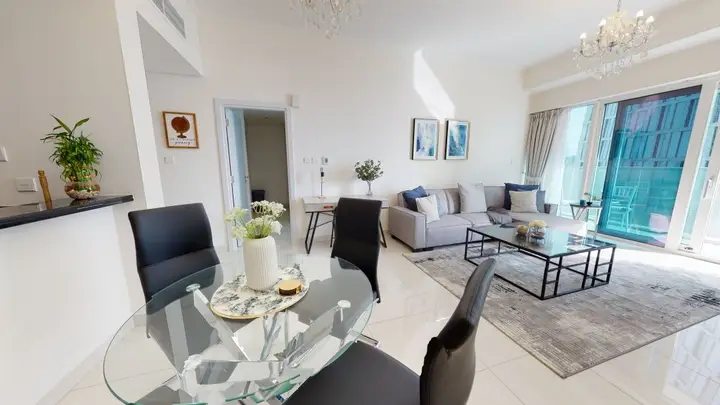 Дубай: Апартаменты SuperHost - Stylish Apartment With Full Marina Views
