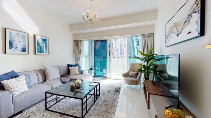 Дубай: Апартаменты SuperHost - Stylish Apartment With Full Marina Views