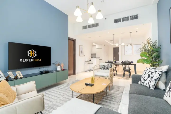 Дубай: Апартаменты SuperHost - Fabulous Canal Views from This Waterfront Luxe Apt