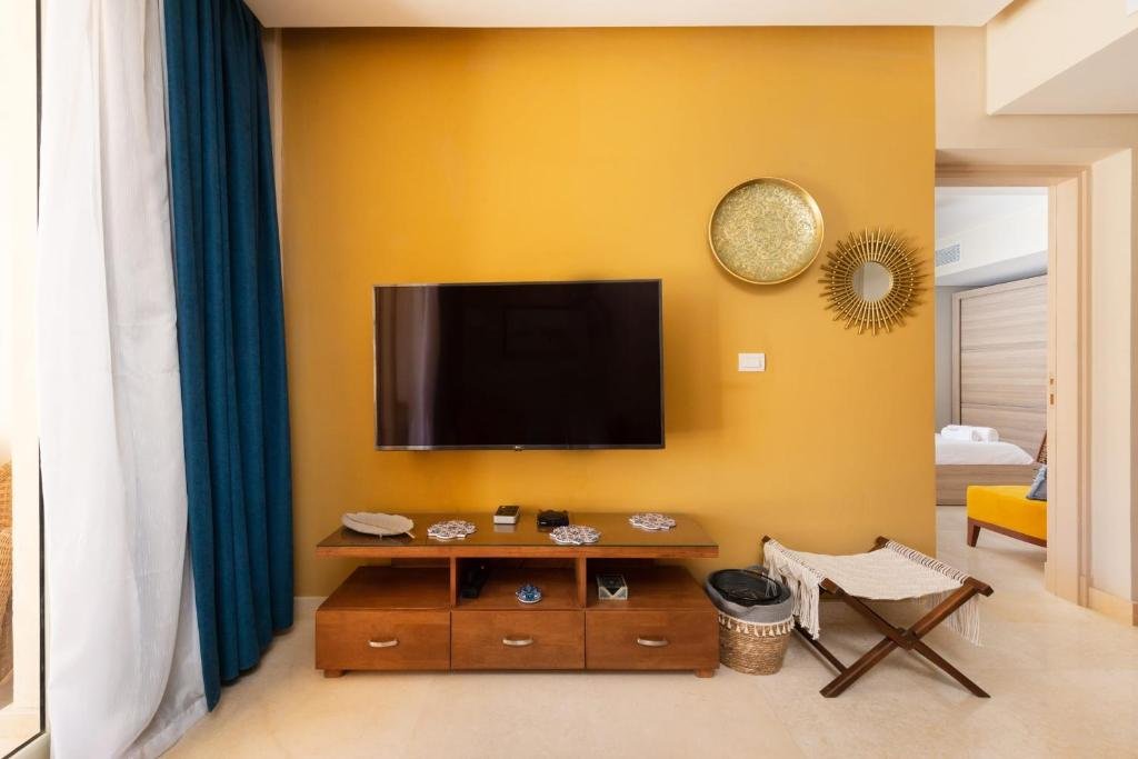 Эль-Гуна: Jazzy 1BDR w Outdoor Pool View Terrace Free Pool & Beach Access