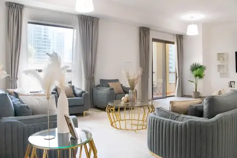 Apartments HiGuests - Amazing Family Size Apt in JBR with Pool and Gym — фото 1