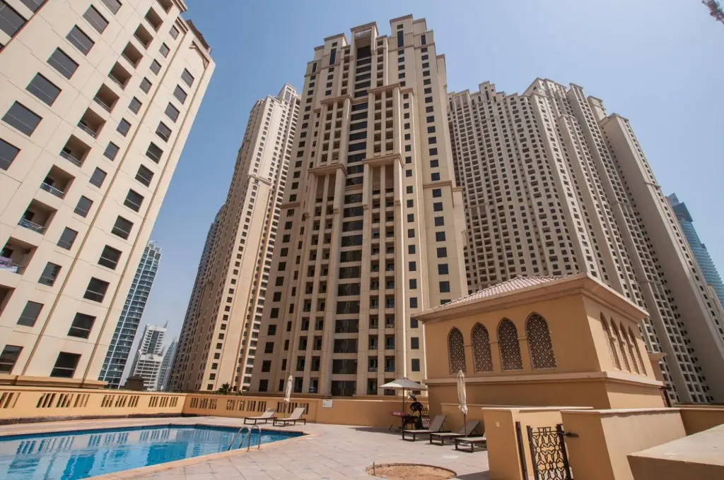 Дубай: Stylish studio w/balcony close to the beach JBR