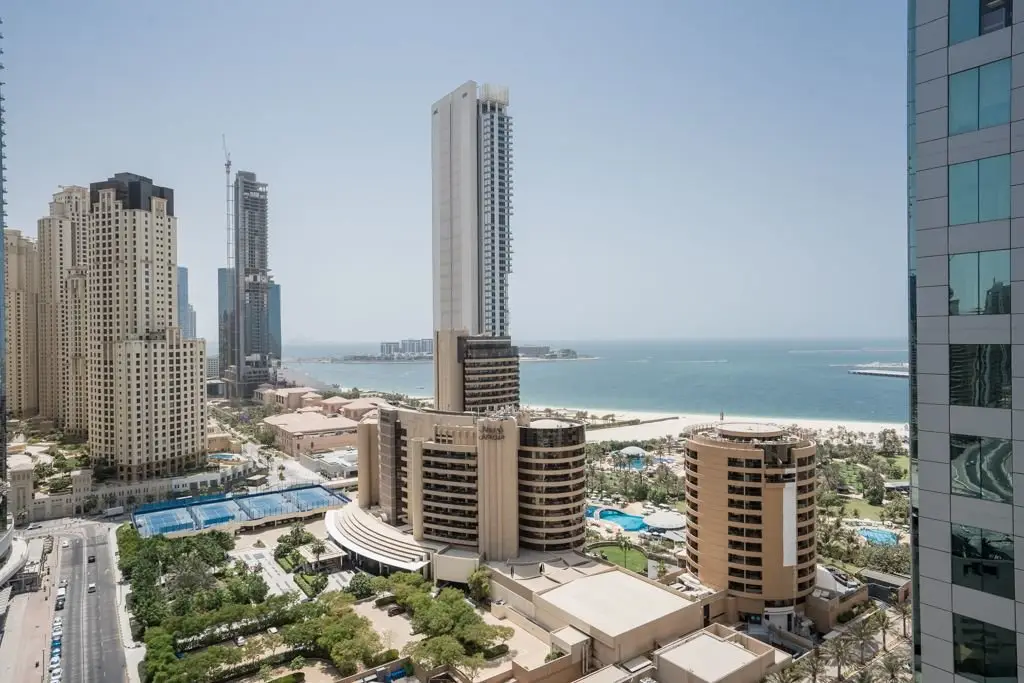 Дубай: Studio with Sea and Palm views 3 min to beach!