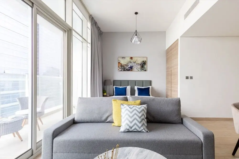 Дубай: Refined Studio Apartment in Dubai Marina