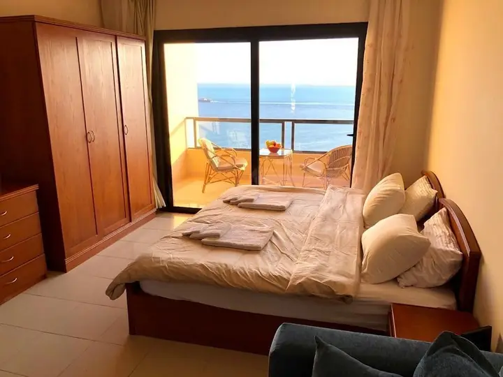 Хургада: Cosy Sea View Studio - The Views Waterside