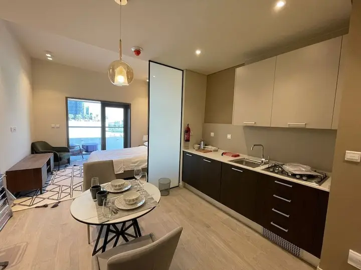 Дубай: Gorgeous Studio With Balcony Park View