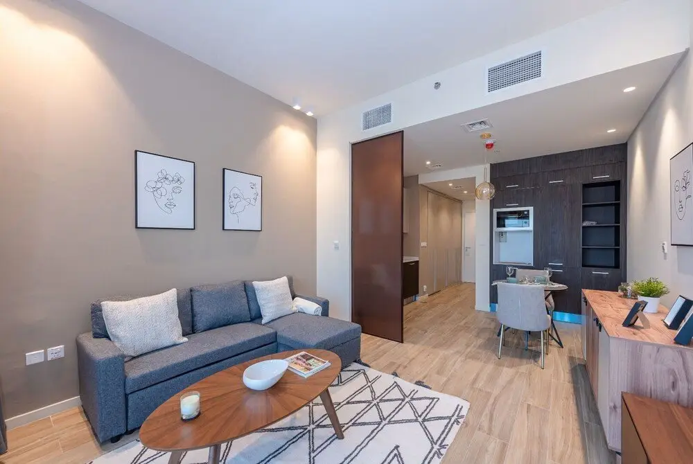 Дубай: Gorgeous Studio With Balcony Park View