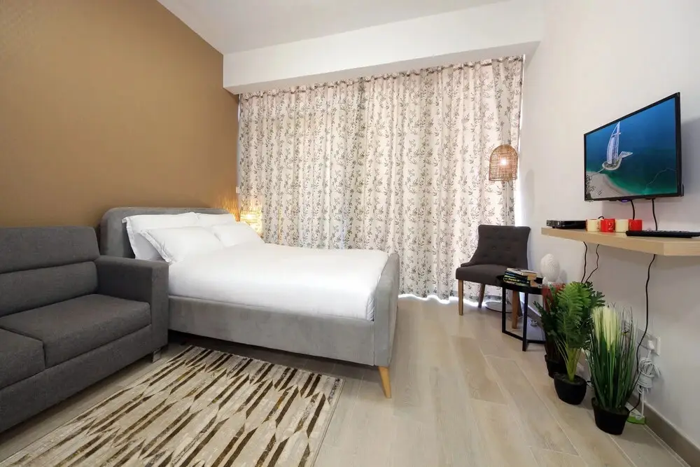 Дубай: Studio Apartment in Bloom Tower B JVC
