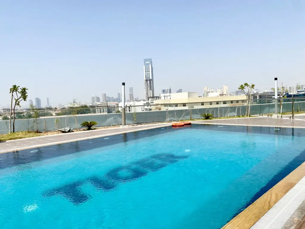 Дубай: Апартаменты Marco Polo - Pastel Studio with Stunning Aerial City Views