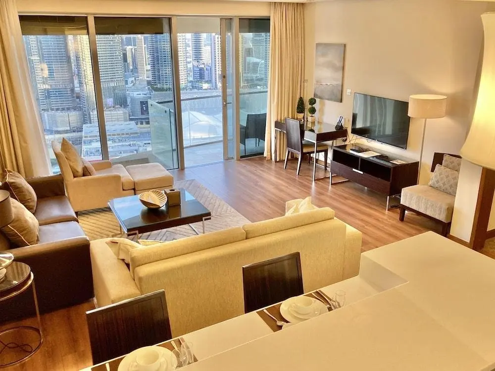 Дубай: Апартаменты SuperHost - Classy Apt With Incredible Partial Fountain View | Address Dubai Mall
