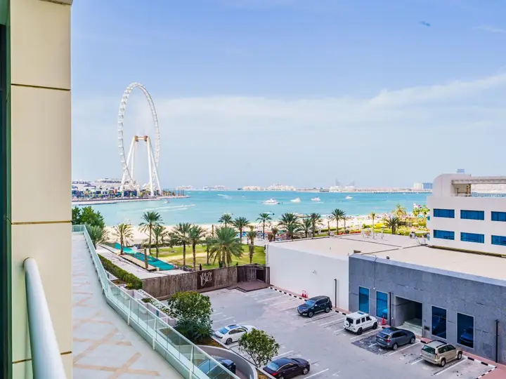 Дубай: Апартаменты Beautifully Furnished 1BR-Dubai Eye & Sea View-JBR