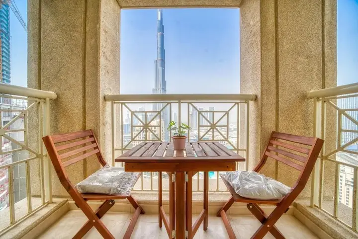 Дубай: Monty - Cozy Penthouse With Burj Khalifa and Fountain View