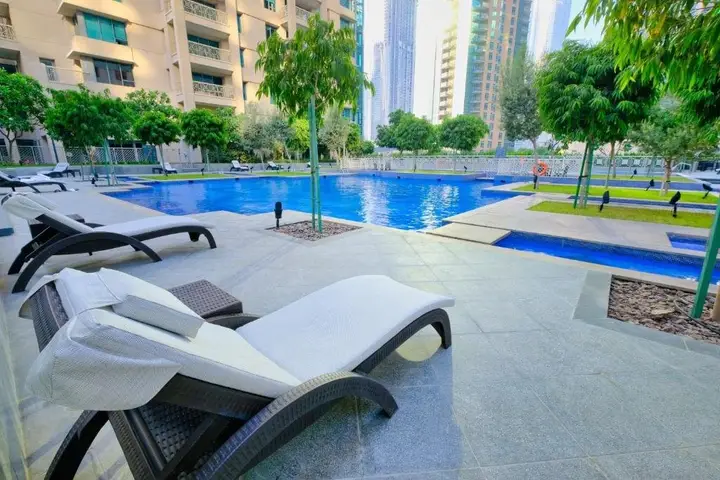 Дубай: Monty - Cozy Penthouse With Burj Khalifa and Fountain View